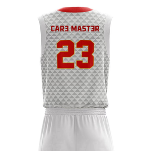 Dernières tendances en matière d'uniformes de basket-ball en gros, imprimés, couleurs et logo personnalisés, séchage rapide, respirant, 100% polyester, design élégant - Product Image 5