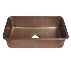 Fregadero de Cocina Clásico de Cobre con Diseño Elegante y Acabado Rústico para Espacios de Cocina Tradicionales de Alta Gama - Product Image 5