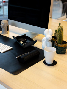 Top Seller Genuine Leather Tray Trending Alibaba Sourcing <b>Desk</b> Organizer Bulk Price Real Leather Tray GLTY-0092 - Product Image 6