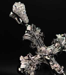 จี้รูปกางเขนประดับเพชรโมอิสซาไนต์เงินแท้ 925 ดีไซน์ใหม่ทันสมัย สไตล์ฮิปฮอป เครื่องประดับทางศาสนา - Product Image 2