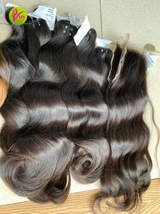 VuyHair Bouncy Wave 100% Vietnamese Virgin Single Donor <b>Hair</b> Glueless Lace Front HD Lace Cuticle <b>Black</b> <b>Hair</b> <b>Extensions</b> - Product Image 2