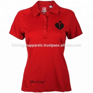 Camisas Casuales de Mujer con Logotipo Personalizado, 17 Colores, 180g, Nailon/Algodón Transpirable, Manga Corta, para Golf - Product Image 3