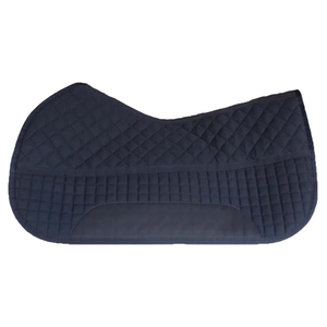 Tapis de selle classique tout usage pour dressage, noir, avec logo personnalisé, rembourrage en polyester, pour l'équitation - Product Image 3