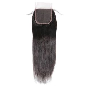 Closure en dentelle transparente 5/5, cheveux naturels noirs, provenant d'un seul donneur - Product Image 1