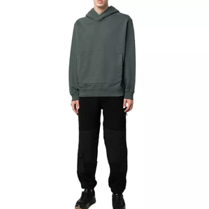 <b>Men's</b> Casual Winter Hoodie Regular Fit Plaid 100% Cotton Fleece Customized Design Logo Colors Wholesale - Product Image 1