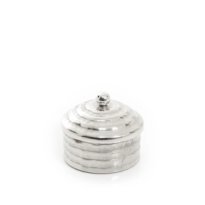 Tarro metálico de marca privada con tapa para almacenamiento de cosméticos, organizador para brochas de maquillaje, herramientas y accesorios. - Product Image 6