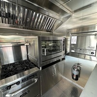 Remorque alimentaire mobile en acier inoxydable de 16 pieds avec cuisine complète, résistante à la rouille, capacité personnalisable pour la restauration rapide et le barbecue