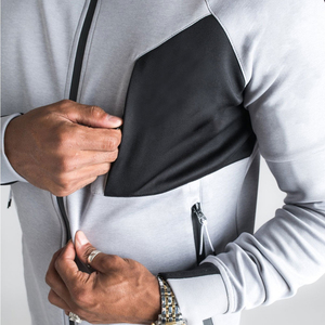 Survêtement unisexe décontracté à capuche pour l'hiver, idéal pour le sport et l'entraînement, 100 % coton, vente en gros - Product Image 6