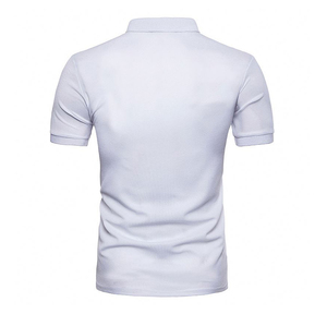Chemises polo pour hommes de haute qualité, confortables, à manches courtes, pour les activités quotidiennes et une élégance décontractée, 100 % coton peigné. - Product Image 5