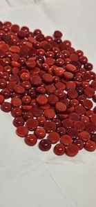 Coral Rojo Natural Italiano, Corte Brillante Redondo, Calidad Fina AAA, Gema Suelta para Joyería, Precio al por Mayor - Product Image 1