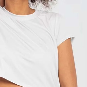 Camiseta Clásica Blanca para Hombre, Manga Corta, Cuello Redondo, 100% Algodón Jersey, Corte Regular, Color Sólido, Estilo Básico - Product Image 4