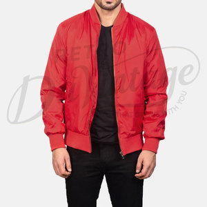 Blouson Bomber Homme Bleu Marine Personnalisé Coupe Slim Coupe-Vent Léger Softshell Zippé Décontracté Extérieur Style Aviateur - Product Image 6