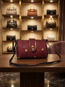 Bolso bandolera clásico con estampado de puntos minimalistas - Product Image 2