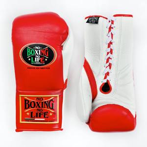 Original Lace <b>up</b> No Boxing No Life Cowhide Leather Boxing <b>Gloves</b> Padding Full Finger Moisture Wicking Boxing RL-BG-235 - Product Image 6