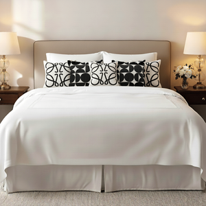 SOGA 6-Piece 45cm <b>Pillow</b> & Cushion Cover Set Modern Geometric Circles & Art Loop Decorative Cases for <b>Sofa</b> & Bed - Product Image 5