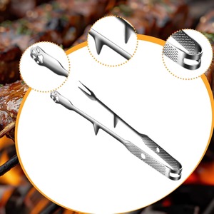 Stainless Steel Kitchen Tongs 8 12 Inch Culinary Precision Tweezers BBQ <b>Food</b> Handling Tools High Quality for <b>food</b> styling Fish - Product Image 4