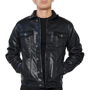 Reasonable Price High Quality Comfortable Leather <b>Jackets</b> Men's Leather Fashion Men Leather <b>Jacket</b> <b>Slim</b> <b>Fit</b> Winter <b>Jacket</b> Men's - Product Image 6