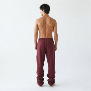 Pantalones Deportivos Personalizados con Estampado Desgastado, Pantalones de Invierno Ecológicos y Resistentes, Pantalones Deportivos de Felpa Francesa de 400 GSM - Product Image 2