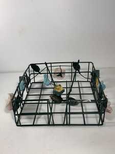 Porte-serviettes décoratif en métal sur le thème des oiseaux, 7,5 pouces - Product Image 5