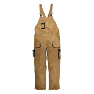 Salopette de travail en coton pour hommes, salopette à bretelles multi-poches, pantalon cargo, sangle réglable, uniforme industriel, salopette en coton - Product Image 5