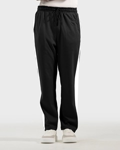 Pantalones Deportivos Casuales a Rayas para Hombre, Pantalones Ligeros de Algodón con Diseño de Rayas Laterales, Cintura Elástica y Corte Ajustado, Estilo Urbano - Product Image 2