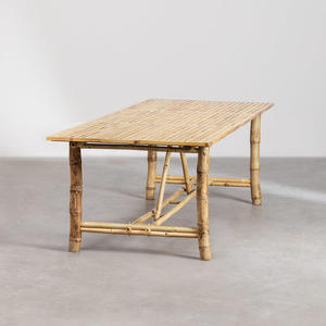 Eco-Friendly <b>Bamboo</b> Dining <b>Table</b> Portable Outdoor Folding <b>Table</b> Natural Wooden Event Wedding Party Foldable <b>Bamboo</b> <b>Table</b> - Product Image 5