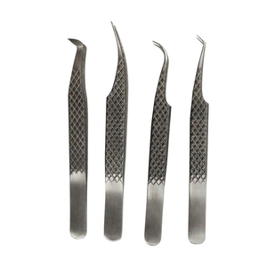 Pink Custom <b>Eyelash</b> Tweezers Set Professional Lash Extension Precision <b>Tools</b> for <b>Beauty</b> Salon and Private Label Orders - Product Image 4