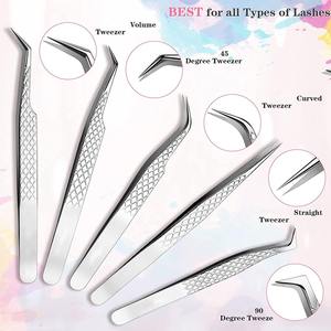 แหนบคิ้วสีดำสแตนเลสคุณภาพสูงระดับมืออาชีพ DANTRIC IMPLANTS ทนทาน ใช้ซ้ำได้ ขายส่งจากโรงงาน มี 4 แบบ - Product Image 2