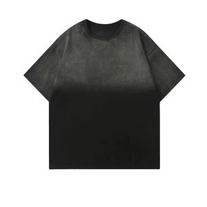 Men Acid Wash Faded Tshirt Vintage Cotton Relaxed Streetwear Casual Summer <b>Clothing</b> - Product Image 3