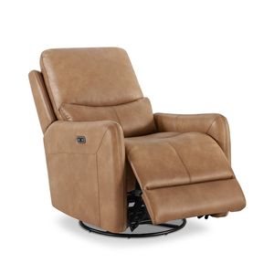 Poltrona reclinabile elettrica Dublin 30 in similpelle marrone sella - Product Image 5