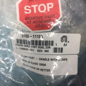 AMAT 0150-11105 <b>POWER</b> <b>CABLE</b> ASSEMBLY DUAL ZONE - Trusted Global Legacy Semiconductor Equipment and Parts at - Product Image 2