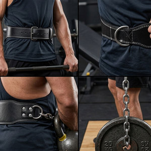 Cinturón Unisex de Cuero Genuino de Alta Densidad con Sistema de Eslabones de Cadena de Acero de Precisión Diseñado para Mejorar la Estabilidad a Bajo Precio - Product Image 6