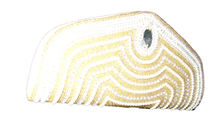 Beaded Half Moon <b>Clutch</b> Pearl Sparkling Evening Party Bag - Product Image 2