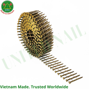 Clous à tige lisse 2,2x45 avec revêtement jaune pour pistolets à clous pneumatiques, provenant d'une usine vietnamienne |   Clavo en rouleau - Product Image 3