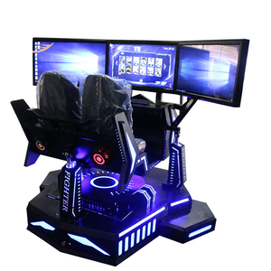 Simulateur de course VR 3DOF commercial |   Affichage sur trois écrans, siège à mouvement dynamique et moniteur TV 42 pouces (3KW) - Product Image 2