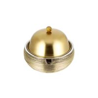 Couverture de lampe chauffante de luxe en acier inoxydable pour buffet, chauffe-plat décoratif pour hôtels et traiteurs, diamètre 33 cm