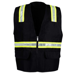 Chaleco de Seguridad de Alta Visibilidad con Múltiples Bolsillos, Ropa de Trabajo Reflectante Resistente para Construcción e Industria, Soporte OEM - Product Image 3
