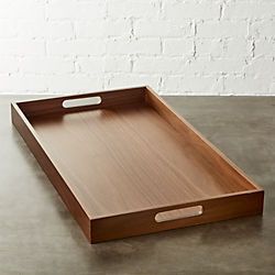 Wood Crafts Customized Wooden Tray Factory Wholesales Handmade Eco-Friendly Food Safe Home <b>Decor</b> Small Trays Handles Buddhism - Product Image 2