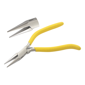 150mm Chain Nose Plier Matt <b>Foam</b> Grip Smooth Jaws Spring Gun Handles Jewelry Making DIY <b>Crafts</b> Crimping Circlip Wire Stripper - Product Image 1