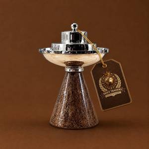 Brûleur d'encens de luxe en marbre et métal, support moderne pour Bakhoor, encensoir à charbon décoratif pour la maison - Product Image 4