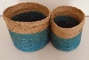Panier en jute édition limitée, vente en gros, avec rangement artisanal en fibres naturelles pour accessoires de salle de bain, panier de décoration intérieure pour hôtel - Product Image 5