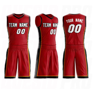 เสื้อบาสเก็ตบอลคุณภาพสูงสั่งทำพิเศษ ชุดบาสเก็ตบอลระบายอากาศได้ดี สำหรับทีมกีฬา ชาย หญิง เด็ก  ปรับแต่งได้ - Product Image 4