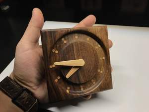 Horloge murale en bois de bambou écologique, style Art Déco, étanche, style antique, décoration de mariage et de maison - Product Image 6