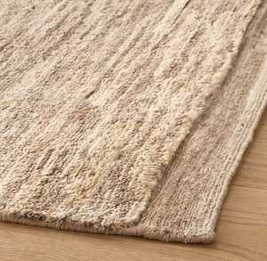 Modern Abstract Textured Hand Knotted Wool/Silk Area <b>Rug</b> Cut Pile PET Friendly Non-Slip 1 Piece Living Room Bedroom Decor - Product Image 2
