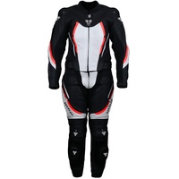Vêtements de sport en cuir de course de protection CE niveau 2 pour femmes Combinaison de moto confortable, coupe-vent et imperméable