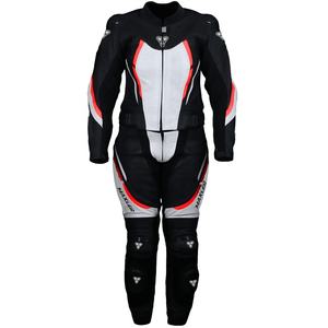 Vêtements de sport en cuir de course de protection CE niveau 2 pour femmes Combinaison de moto confortable, coupe-vent et imperméable - Product Image 3