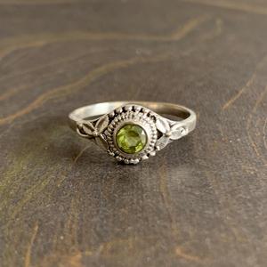 Dainty 2.2 Grams <b>Peridot</b> Fine <b>Ring</b> - Product Image 1