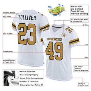 Hot Selling Wholesale Custom High Quality American Football Jersey Custom Team Jersey Men's Jersey - Product Image 2