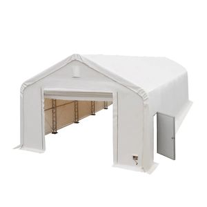 Pro Series 20FT X 63FT Capannone per Attrezzi con Doppia Struttura e Copertura in PVC Resistente da 17 oz e Porte Passanti TMG DT2064 PRO - Product Image 6