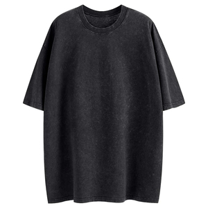 Camisetas Oversize de Algodón Suave con Lavado Ácido para Mujer, Ideales para un Estilo Urbano Diario - Product Image 3